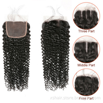 Natural Part Grade 12A Virgin Hair 4*4 5*5 6*6 7*7 HD Lace Closure 13*4 13*6 HD Lace Frontal With Bundles